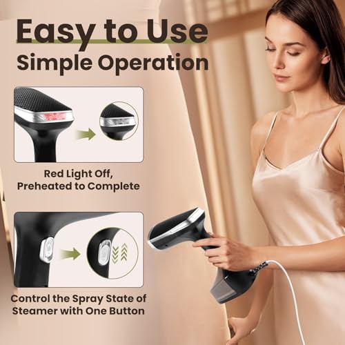 Lightweight 1600W fast heat handheld iron — photo 4