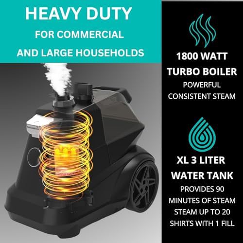 Renewed Heavy Duty Steamer with Step Control — photo 4