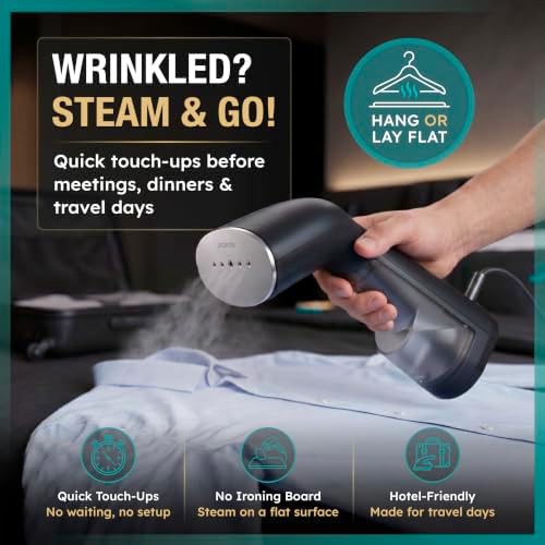Dual Voltage Handheld Steamer for Worldwide Use — photo 4