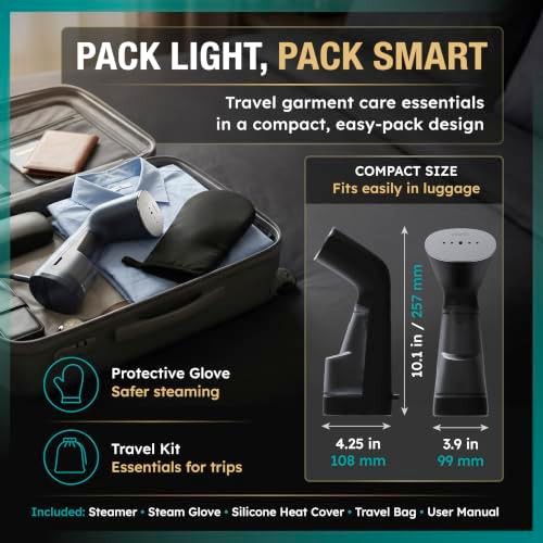 Dual Voltage Handheld Steamer for Worldwide Use — photo 5