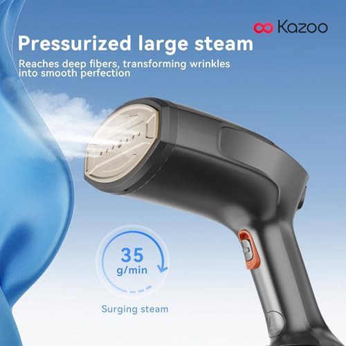 Portable 1800W steamer with lint brush — photo 3
