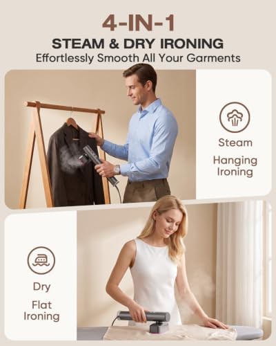 Dual voltage 1200W 4-in-1 travel steamer — photo 4
