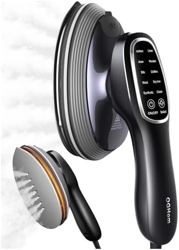 Professional rotatable garment iron and steamer tool