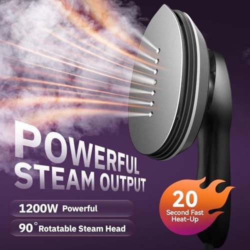 Professional rotatable garment iron and steamer tool — photo 4