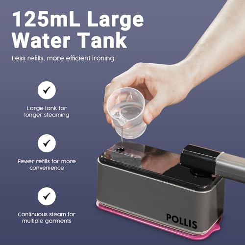 Foldable mini travel iron steamer — photo 4