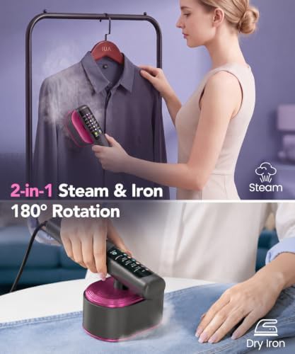 Travel steamer with large ceramic heat panel — photo 4