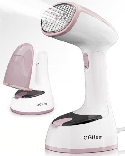 Efficient fast heating garment steamer for travel