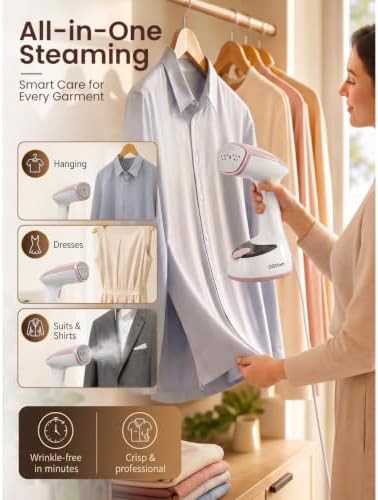 Efficient fast heating garment steamer for travel — photo 5