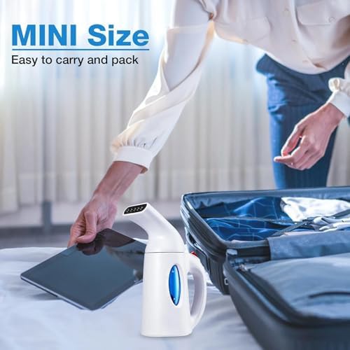 Handheld garment steamer with heat glove — photo 3