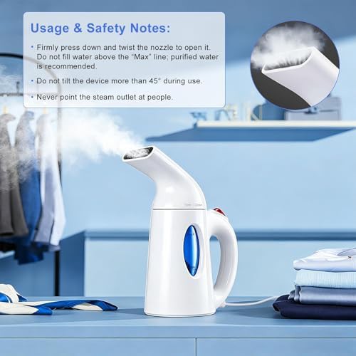 Handheld garment steamer with heat glove — photo 5