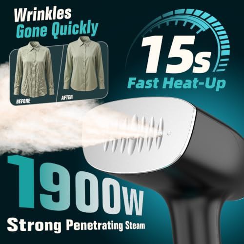 Powerful 1900W Handheld Steamer with Three Modes — photo 3