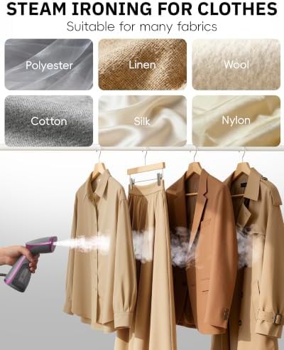 Portable travel wrinkle remover steamer for clothes — photo 4