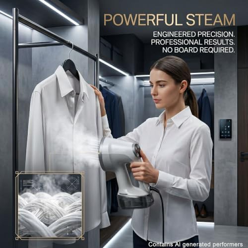 High power vacuum clothes steamer 1200W — photo 5