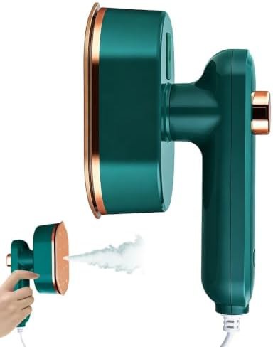 Green Mini Electric Handheld Steam Iron