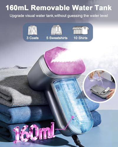 Fast heating handheld fabric garment steamer — photo 5