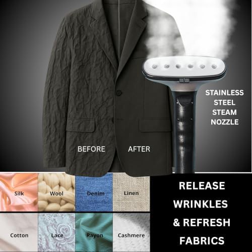 High capacity 1800W commercial garment steamer — photo 4