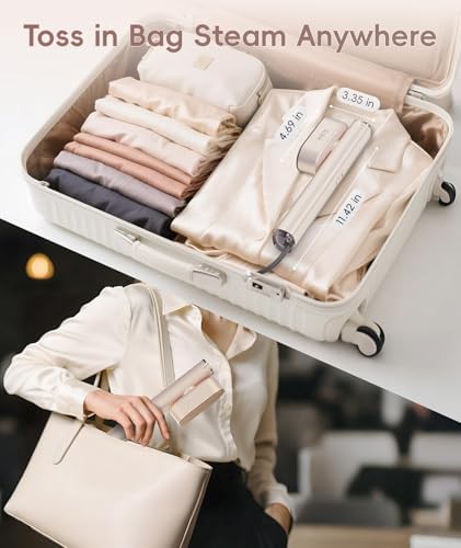 Rose gold travel handheld steamer and iron — photo 3