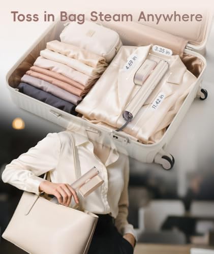 Rose gold travel handheld steamer and iron — photo 4