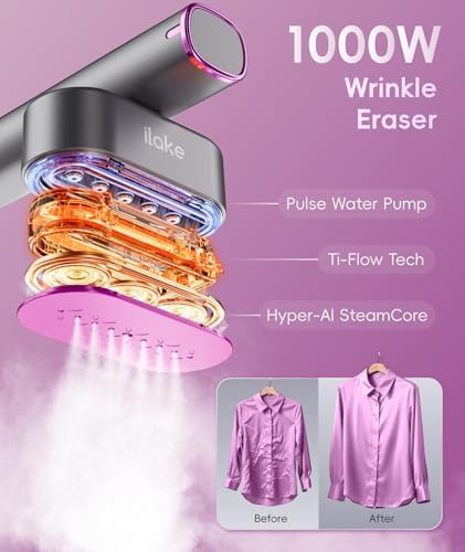 Dual voltage portable handheld garment steamer — photo 4